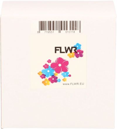 FLWR - Labelprinterrol / DK-22223 / Wit - Geschikt voor Brother