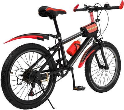 Kinderfiets - Jongensfiets Meisjesfiets - Fietsen - Zeer nauwkeurig vliegwiel - 20 inch - Rood