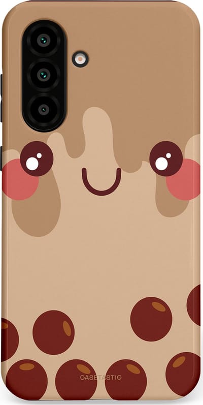 Casetastic Hoesje Geschikt voor Samsung A56 / A36 - Stijlvolle Beschermende Duo-layer Case - Smeltende choco bolletjes