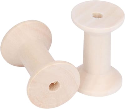 Houten Spoelen - Draadspoelen Handwerk - DIY Maken - Milieuvriendelijk Stevig - 20 Stuks - Houtkleur