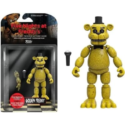 Figurines d'Action FNAF Ours Harem de Minuit Articulées Mobiles Détachables Five Nights Security Breach Modèle pour Enfants Poupée Jouet Cadeau black