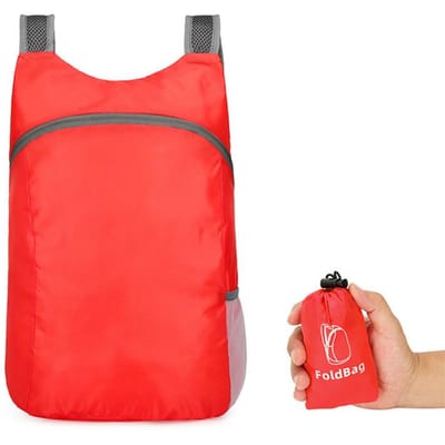 Sacs d'extérieur légers, sac à dos pliable, ultraléger, imperméable, voyage randonnée, Mini sac pour enfants, petit sac de jour rouge