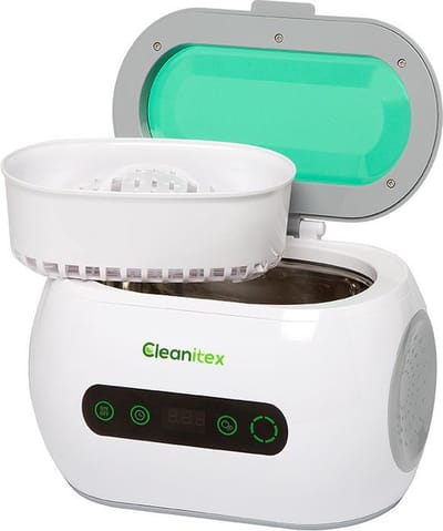 Cleanitex CXH06 - Ultrasoon Reiniger 600 ml - Voor onder andere Brillen, Sieraden & Horloges - Incl. 100 ml Ultrasoon Vloeistof - Compact & Lichtgewicht - Zonder Verwarming