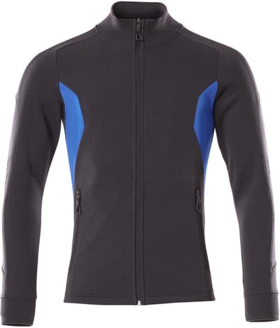Mascot Accelerate Sweatshirt met rits 18484-962 - donkermarine/helder blauw - 2XL