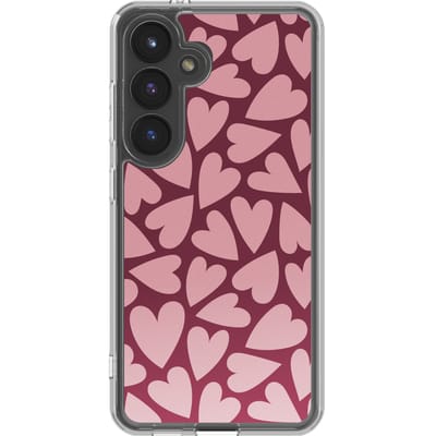 imoshion Hoesje - Geschikt voor Samsung Galaxy S24 - Design hoesje - Hearty Blush