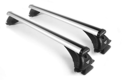 Dakdragers geschikt voor Fiat Doblo' vanaf 2022 open dakrailing - Aluminium - 100kg Laadvermogen - Merk Farad