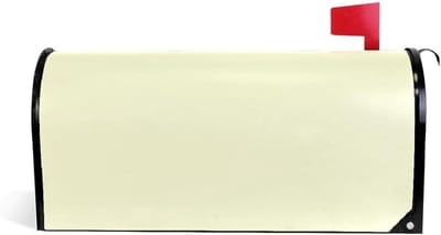 Mailbox Cover - Briefhoes Postbak - Buiten Decoratie - Magnetische Bevestiging - 53 x 45.7 cm - Licht Geel