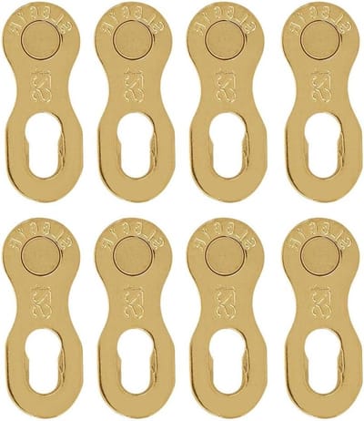 4 Paar 12 Speed Stalen Herbruikbare Fietsketting Schakels - Kleurige Verbindingselementen voor Fietsen