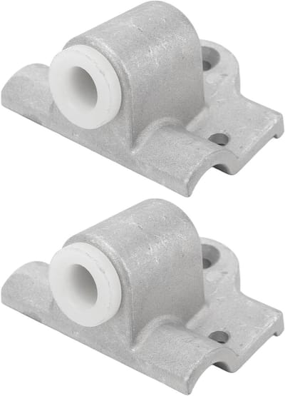 Roeier Slot - Boot Oarlock - Watersport Gebruik - Corrosiebestendig Aluminium - 2 Stuks - Zilverkleurig