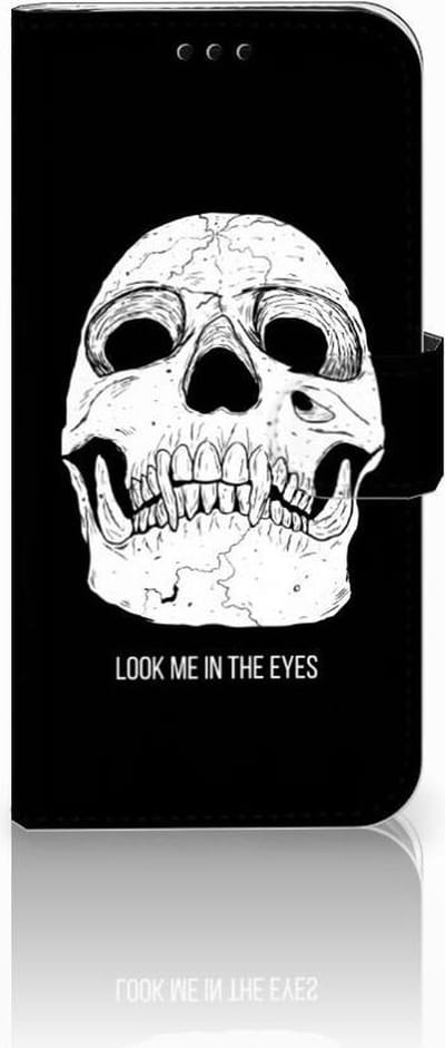 Telefoonhoesje met Naam Samsung Galaxy J5 2017 Skull Eyes