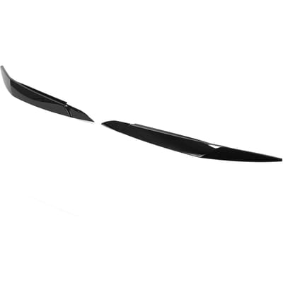 1 Paar Koplamp Wenkbrauw Decoratieve Sierlijst Links Rechts Koplamp Wenkbrauw Strip Sierlijst voor X6 E71 2008 tot zwart