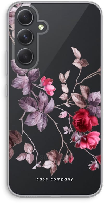 Case Company® - Hoesje geschikt voor Samsung Galaxy A54 hoesje - Mooie bloemen - Soft Cover Telefoonhoesje - Bescherming aan alle Kanten en Schermrand