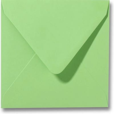 Envelop 14 X 14 Appelgroen, 100 stuks