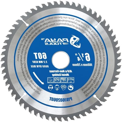 PAYA TCT Cirkelzaagblad Metaalcirkelzaagblad Ø 160 mm x 20 mm 60 tanden Aluminium Cirkelzaagblad voor nauwkeurige sneden in aluminium platen, profielen en composietmaterialen PYA1602060T
