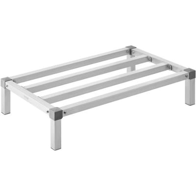 VEVOR Aluminium Opslagrek, 914,4 x 508 x 203,2 mm Commerciële Vloerrekken, Kelderrekken 454 kg Draagvermogen, Werkplaatsrekken, Rekken voor Opslag in Restaurants, Keukens, Garages en Voertuigen