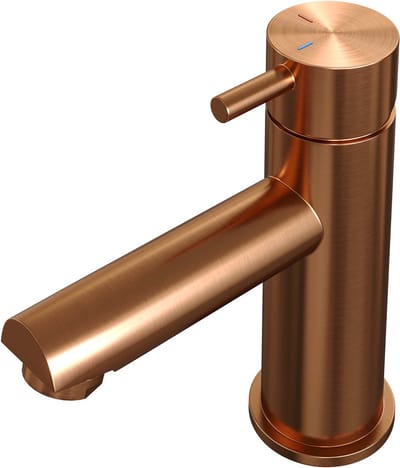 Brauer Copper Edition Wastafelmengkraan opbouw - laag - model b - PVD - geborsteld koper