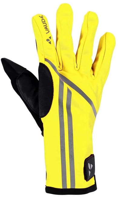 Vaude Bike Posta Warm Handschoenen Geel M