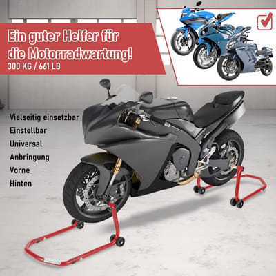Verstelbare Montagebok Achter voor Motorfiets Onderhoud en Reparatie