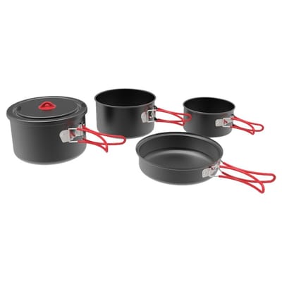 Coghlans Hard Anodized Family Cook Set, kookgerei