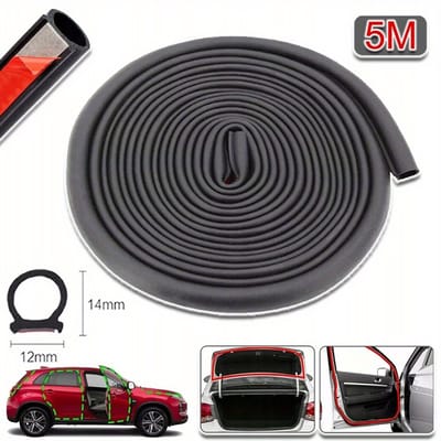 Universele D-Vormige Afdichtingsstrip Voor Autodeuren En Ramen - 5 Meter Zelfklevende Afdichtingsstrip Voor Auto - En Vrachtwagendeuren En - Ramen