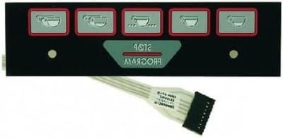 Pulsantiera 6 Tasti - Bedieningspaneel - Centrale Verwarming - Directe Bediening - 998 gram - Grijs