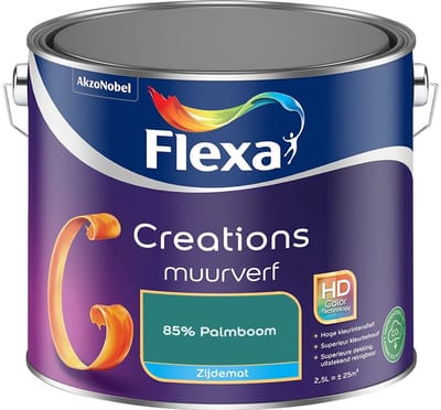 Flexa - Creations Muurverf Zijdemat - 85% Palmboom - Mengverf - 2,5 L