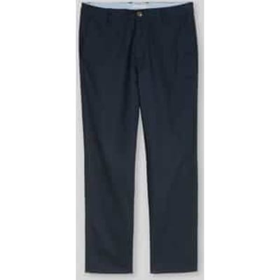 regular fit chino van linnen-katoenmix