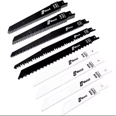 Reciprozaagbladenset 32 Delig - Reciprozaagbladen Hout en Metaal - Reciprocating Saw Blade Set - Sabelzaagbladen - Wood and Metal
