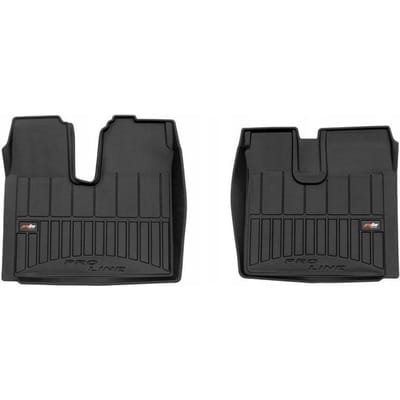Frogum No.77 - Vrachtwagenmatten set - Geschikt voor MAN TGX 2007-2019 - 3D TPE Rubber - 2-delig - Hoogte 6cm - Zwart