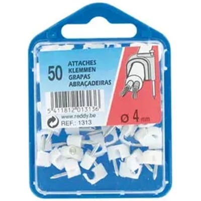 Reddy Clips 4mm Wit 50st.