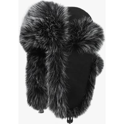 Noordoost Koudebescherming Veelzijdige Lei Feng-muts voor Dames In de Winter Pluche Oorbeschermingsmuts Plus Fluweel Verdikt Warme Ski Furry Muts adjustable black