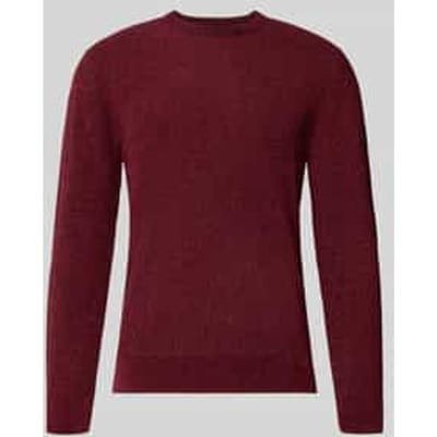 regular fit gebreide pullover van katoenmix