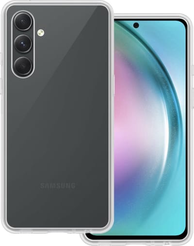 Hoesje Geschikt voor Samsung Galaxy A54 - Sterk & Shockproof - Hoes Cover - Siliconen Case - Transparant