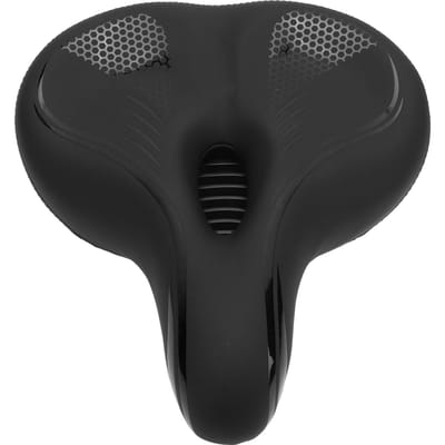 Comfortabel Fietszadel voor Dames Heren PU Leer Memory Foam Schokabsorberend Waterbestendig Fiets