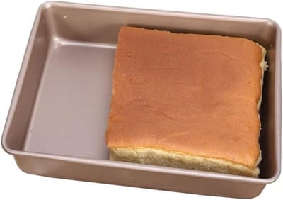 Bakvorm - Muffinvorm Cakeblik - Zelf Bakken - Antiaanbaklaag - 22x17x4.5cm - Zwart