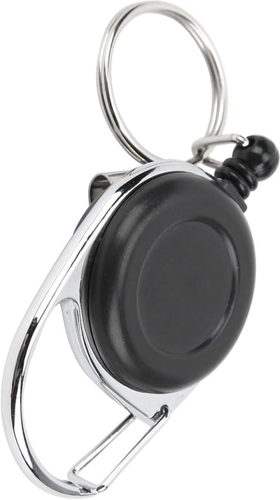 Oprolmechanisme Vissen - Staaldraad Reel - Vliegvissen Accessoires - Sterke Staaldraad - 65cm Lengte - Zwart