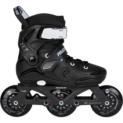 Powerslide Jet Pro Black Adjustable Inline Skates Zwart EU 27-30