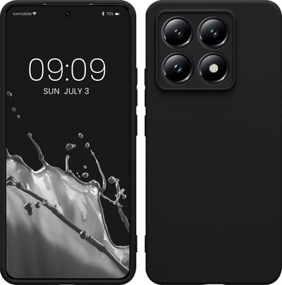 kwmobile telefoonhoesje geschikt voor Xiaomi 14T - Hoesje voor smartphone - Precisie camera uitsnede - In mat zwart