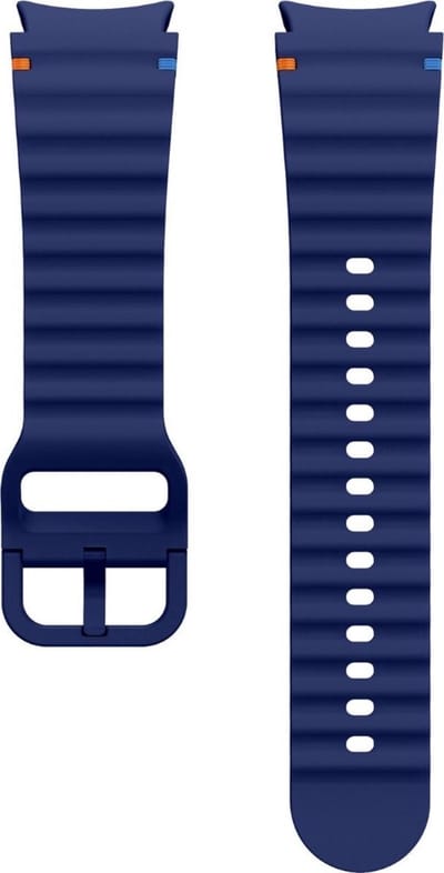 Scoby - Smartwatch bandje - Siliconen band - Horlogeband - Watch Strap - Geschikt voor Samsung Galaxy Watch 7 - 40 & 44mm - Donker Blauw