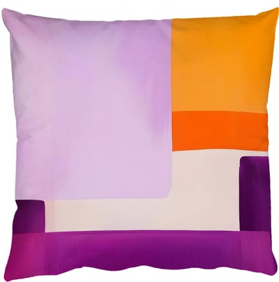 Sierkussens - Kussentjes Woonkamer - 50x50 cm - Vlakken - Abstract - Rechthoekig - Oranje