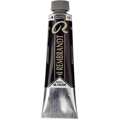 Rembrandt Olieverf Tube 40 ml Lampenzwart 702