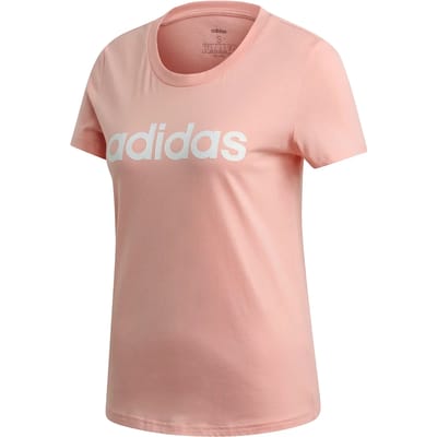 T-shirt Korte Mouw adidas W E Lin Slim T