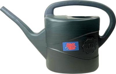 Synx Tools Gieter met broeskop 10Liter - zwart - kunststof - afneembare broeskop - planten bewatering