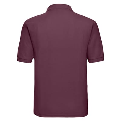 Russell Heren Klassiek Polycotton Poloshirt (Bourgondië)