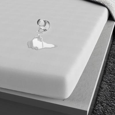 ATTREZZO® Waterdicht Hoeslaken - 60x120 cm - Incontinentie - Matrasbeschermer - Molton