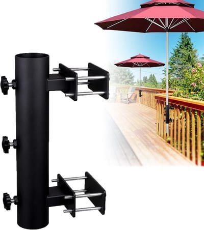 Parasolklem balkon - Parasolhouder - Parasolhouder balkon - Parasolklem - Balkonklem - Must have voor uw parasol!