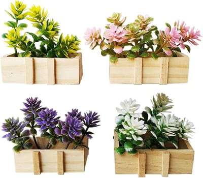 Set van 4 Schattige Bloemen Magneetjes voor de Koelkast - Persoonlijke Cadeaus voor Kinderen en Verjaardagen, Geluksbrengers