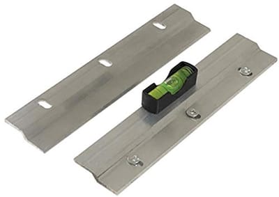 Robuuste foto- en spiegelhanger Z Bar 150 mm met waterpas voor nauwkeurige installatie