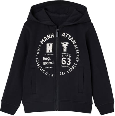 Vertbaudet Ritssweater mt capuchon sport BASICS jongens