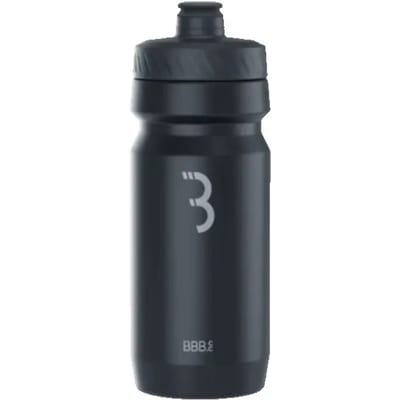 BBB Cycling AutoTank Bidon Racefiets - Inhoud 550 ml - Drinkbus Fiets met AutoClose ventiel - Zwart/Rood gestreept - BWB-11